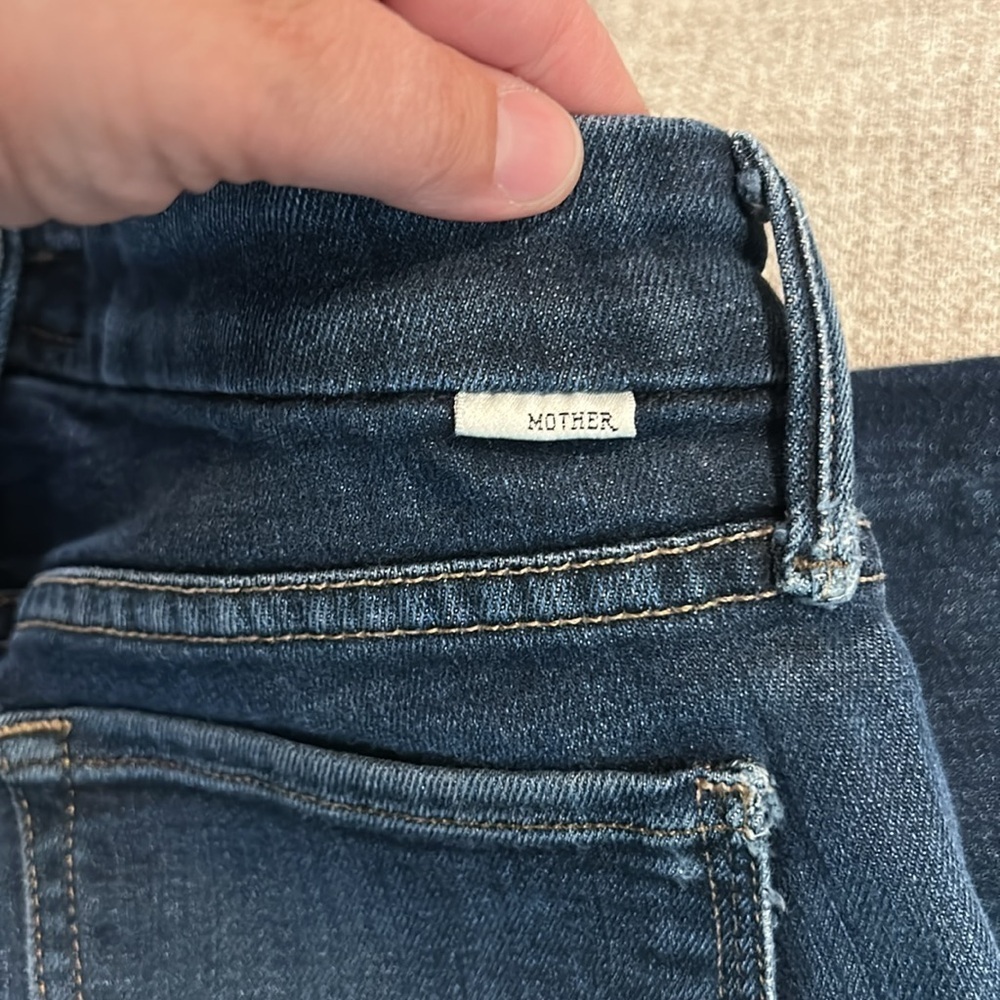 MOTHER THE LOOKER LOW RISE SKINNY JEANS SIZE 24 - Picture 15 of 16
